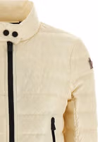White Polyamide Full-Length Jacket 3