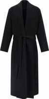 Black Virgin Wool Coat 1