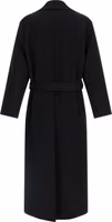 Black Virgin Wool Coat 2
