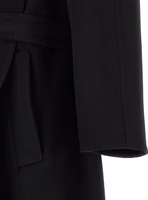 Black Virgin Wool Coat 4