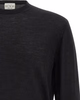 Black Virgin Wool Cardigan 3