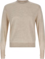 Beige Virgin Wool Cardigan 1