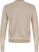 Beige Virgin Wool Cardigan 2