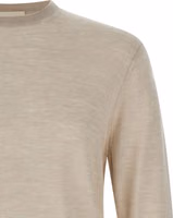 Beige Virgin Wool Cardigan 3