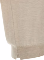 Beige Virgin Wool Cardigan 4