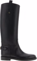 Black Calfskin Over The Knee 1