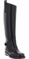 Black Calfskin Over The Knee 2