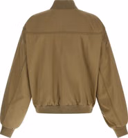 Beige Polyester Bomber 2