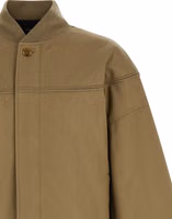 Beige Polyester Bomber 3