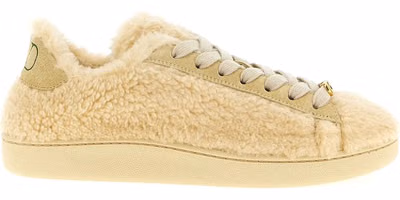 Beige Wool Sneakers