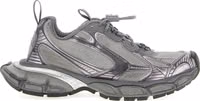 Gray Polyester Athletic Sneakers 1