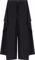 Black Wool Casual Pants 1