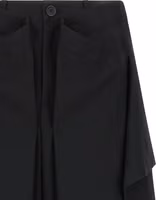 Black Wool Casual Pants 3