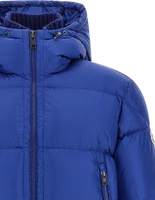Blue Polyamide Full-Length Jacket 3