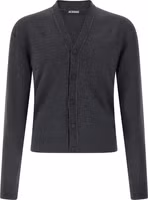 Gray Merino Wool Cardigan 1