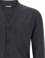 Gray Merino Wool Cardigan 3