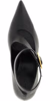 Black Lamb Leather High Heel Pumps 4