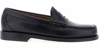 Black Cowhide Slip-On Loafers 1