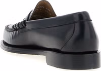 Black Cowhide Slip-On Loafers 3