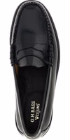 Black Cowhide Slip-On Loafers 4