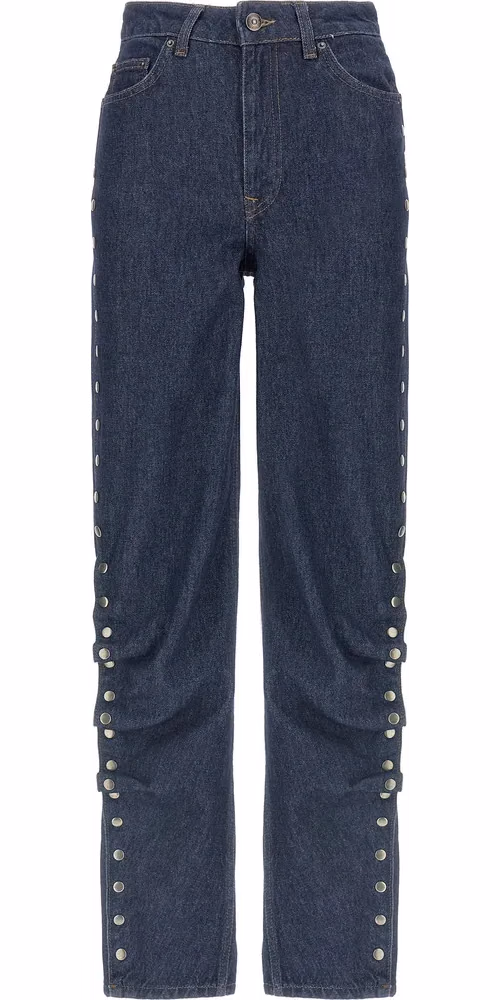 Blue Cotton Jeans Denim