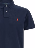 Blue Cotton Polo Shirt 3