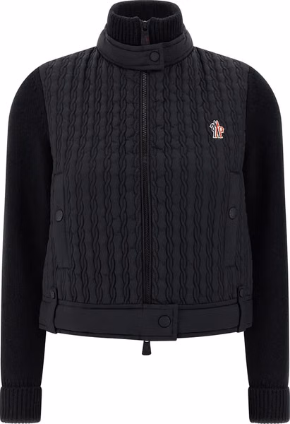 Black Polyamide Cardigan