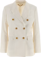 White Polyester Blazer 1