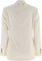 White Polyester Blazer 2