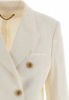White Polyester Blazer 3
