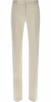 Beige Cotton Dress Pants 1