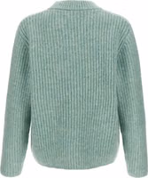 Blue Marabou Cardigan 2