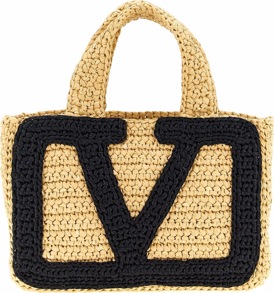 Black Viscose Tote Bag