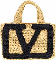 Black Viscose Tote Bag 1