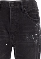Black Cotton Straight-Leg Jeans 3