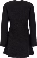 Black Cotton Short Dress 2