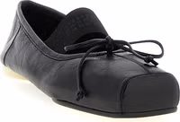 Black Calfskin Ballet Flats 2