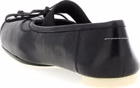 Black Calfskin Ballet Flats 3