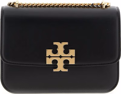 Black Calfskin Crossbody Bag