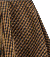 Brown Recycled Polyester Long Skirt 3