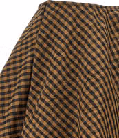 Brown Recycled Polyester Long Skirt 4