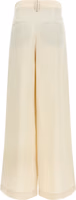 White Viscose Casual Pants 2