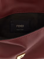 Bordeaux Lamb Leather Clutch Bag 4