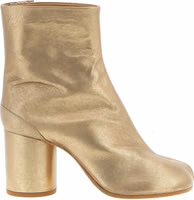 Gold Cashmere Ankle Boots 1