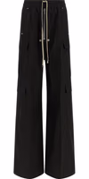Black Cotton Cargo Pants 1