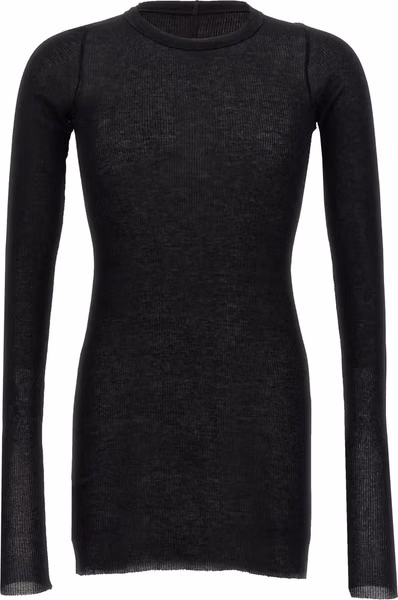 Black Viscose T-Shirt