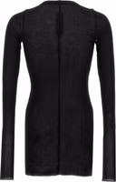 Black Viscose T-Shirt 2