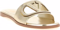 Gold Calfskin Slides 2