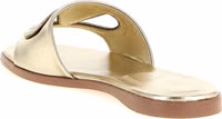 Gold Calfskin Slides 3