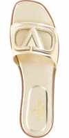 Gold Calfskin Slides 4
